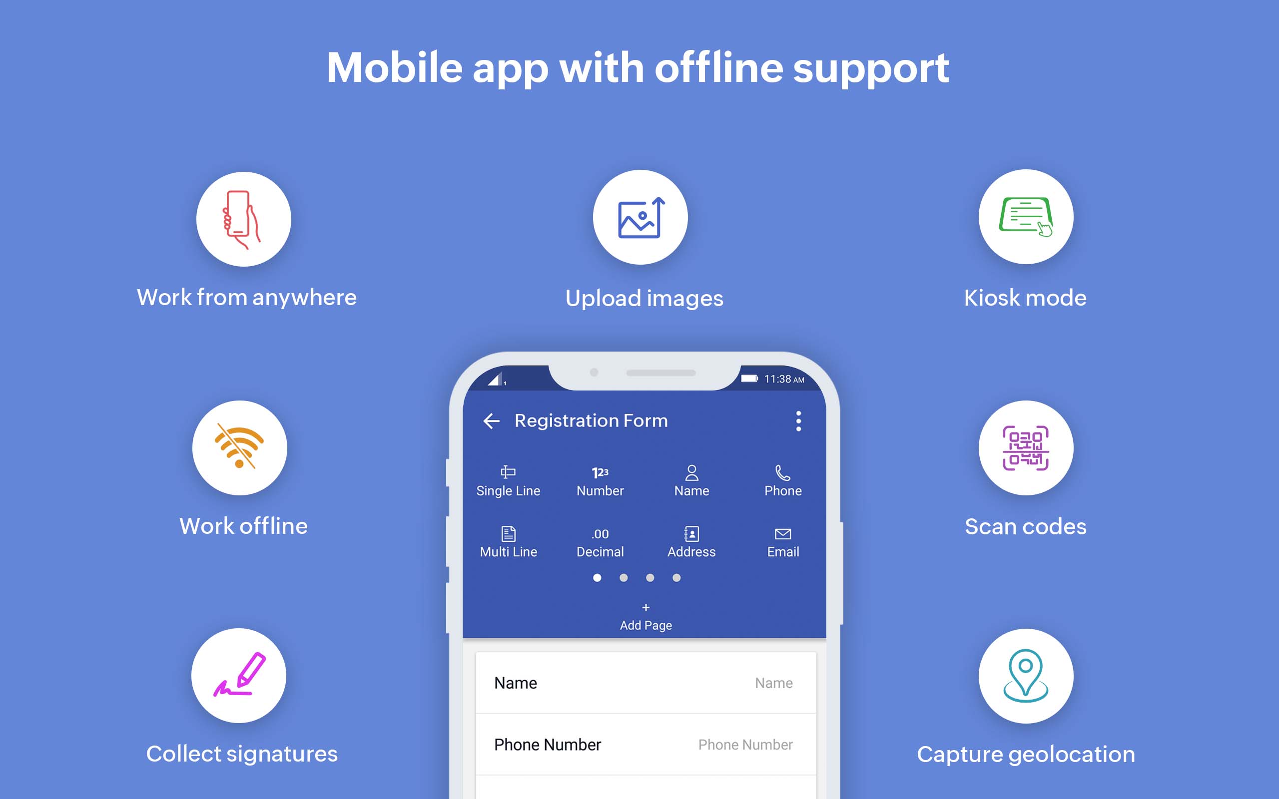 screenshot of Zoho Forms